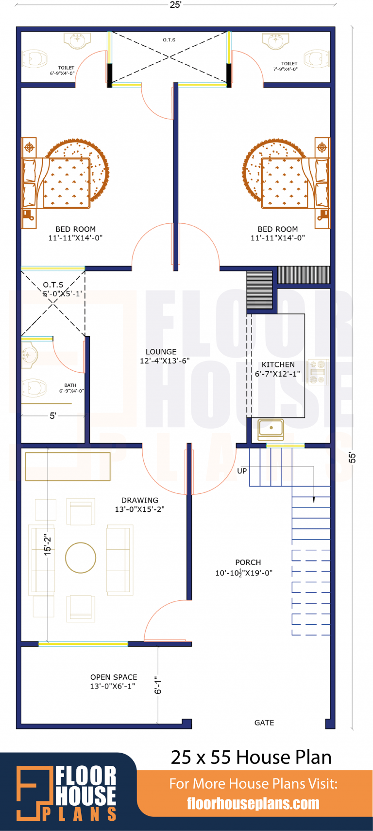 25-x-55-house-plan-3bhk-with-car-parking