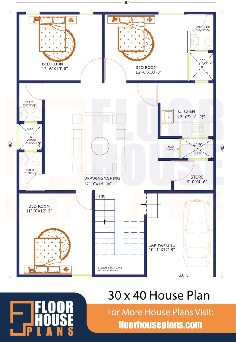 30-40-house-plan-vastu-north-facing-3bhk