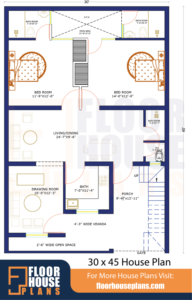 small-3d-house-elevation-12x45-best-house-planning-new-makan-ka-naksha