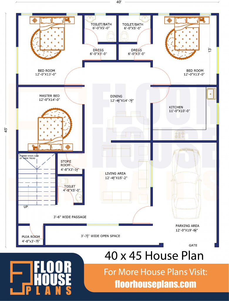 40-x-45-house-plan-3bhk-with-car-parking