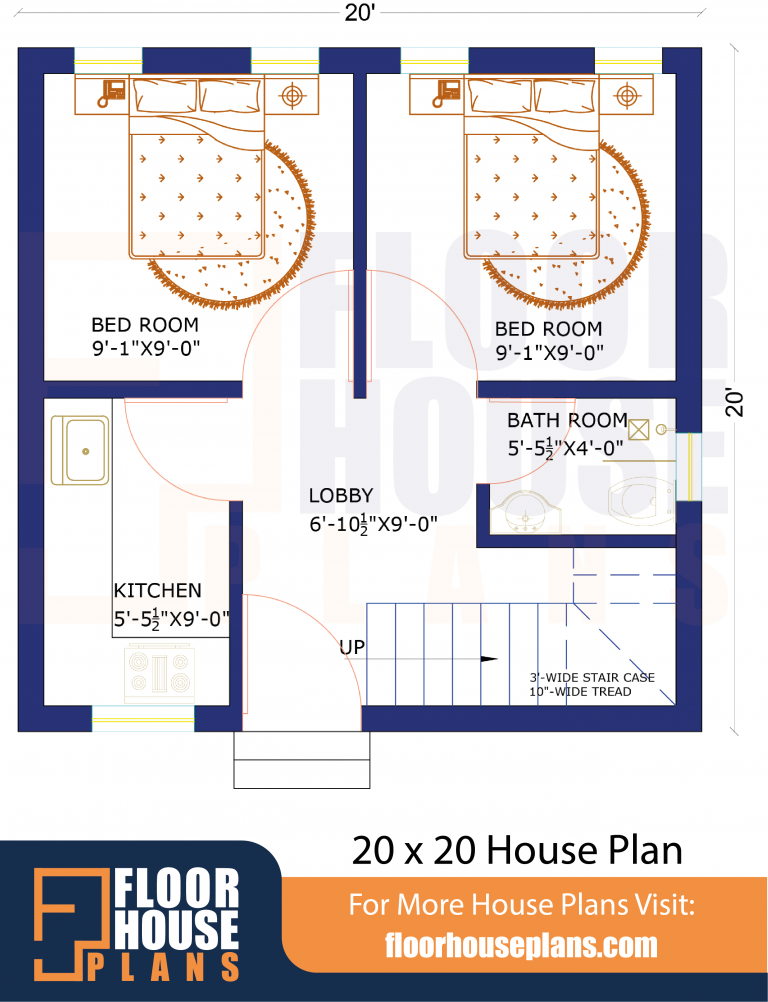 20 x 20 House Plan