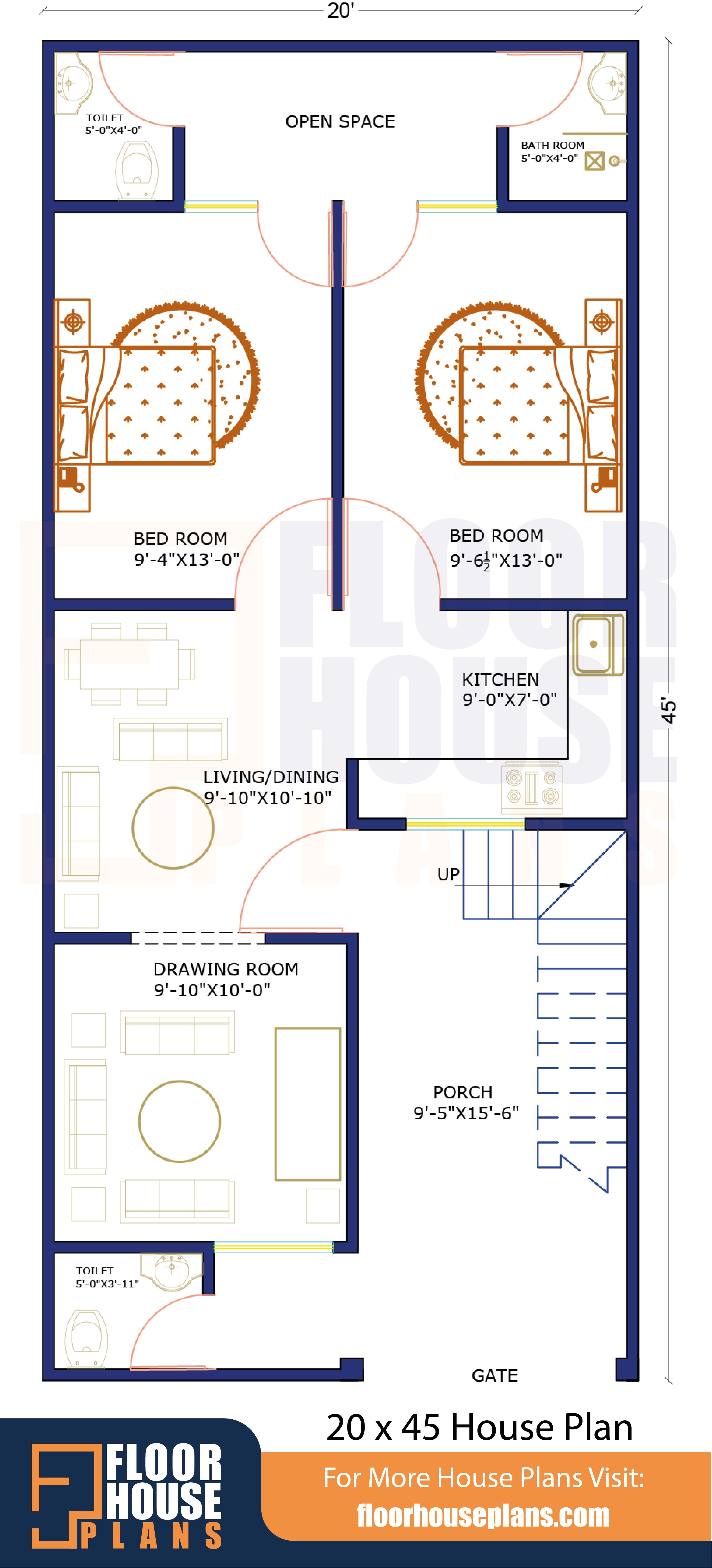 20x45 House Plan For Your Indian Floor Plans, 57% OFF